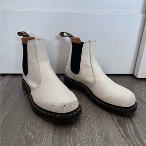 Dr. Martens Off-White Chelsea Boots